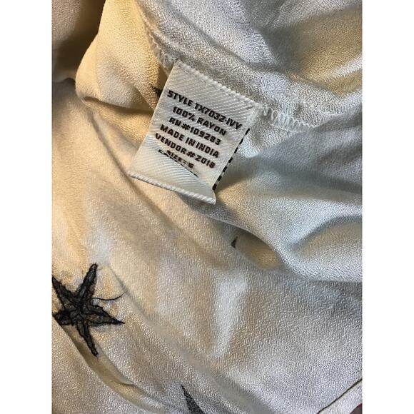 Surf Gypsy Cold Shoulder Swim Coverup Sequin Star detail Sz. Sm EUC Swimwear - Picture 7 of 10